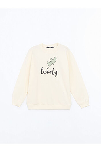 LC Waikiki Crew Neck Girl's Sweatshirt