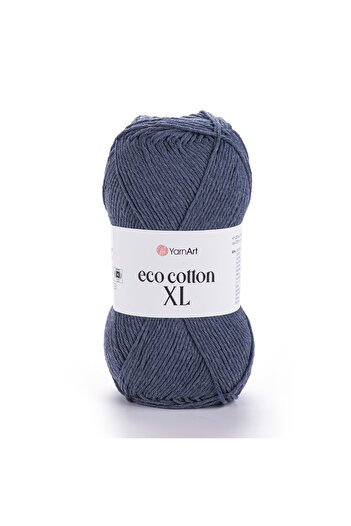 Yarnart Eco Cotton Xl - Ață de tricotat manual Denim Blue-773