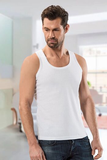 Anıt 1201 White 3-Piece Modal Sports Men's Undershirt