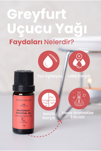 Bade Natural Grapefruit 100% Pure Essential Oil - 10 ml