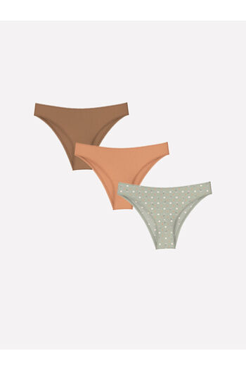 LC Waikiki Brazilian Patterned Panties - Pack of 3