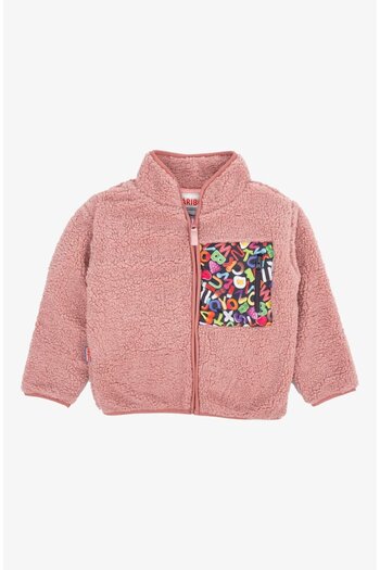 Haribo Girl's Fullzip Fleece Zippered Sweatshirt 4-10 Years Old Salmon