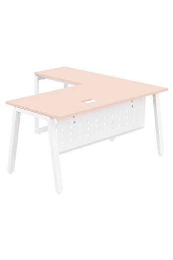 Mahmayi Bentuk 139-14L oak Modern Workstation without drawer