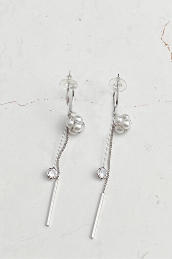 Modex Pearl Ball Dangle Earrings