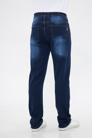 Polviton Navy Blue Regular Fit Men's Jeans - Medium 103