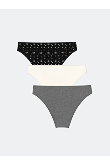 LC Waikiki Σλιπ Brazilian Pattern - Συσκευασία των 3