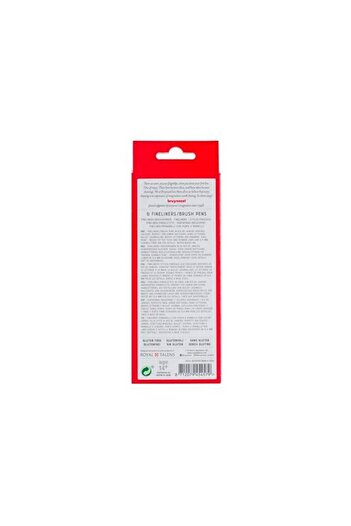 Bruynzeel Fineliner-brush Rio De Janeiro Set of 6 Double-Sided Pens 60325506