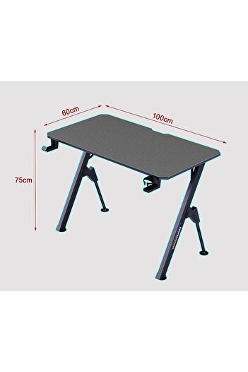 Mahmayi YK V2-1060 Gaming Desk Black with YK V2 Mouse Pad for Home and Office