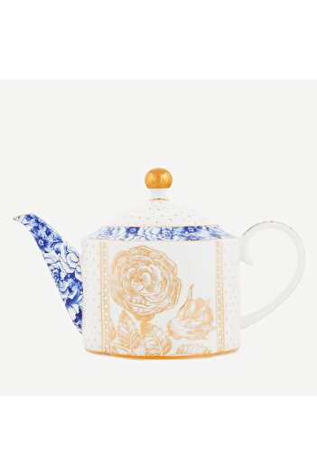 Pip Studio Royal White Mavi Beyaz Porselen Demlik 950 Ml