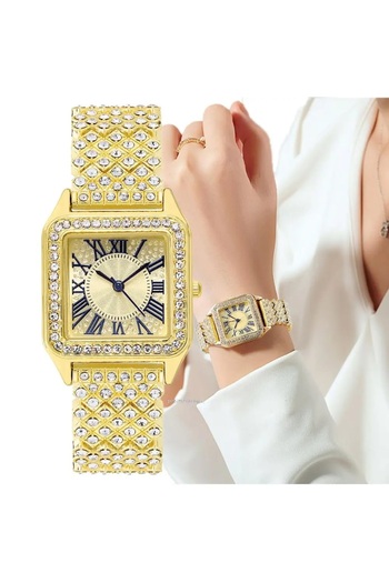 ÇENÇEN Çelik Taşlı Yeni Model Rolex Model Kol Saati