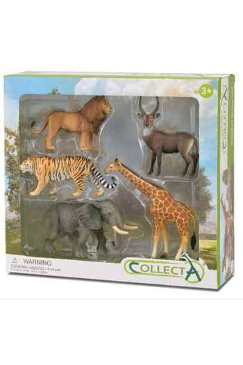 Collecta Set of 5 Wild Animals - Animal Figurine