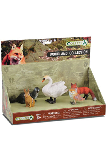 Collecta Sada 5 ručně malovaných figurek lesních zvířat LPP Collecta