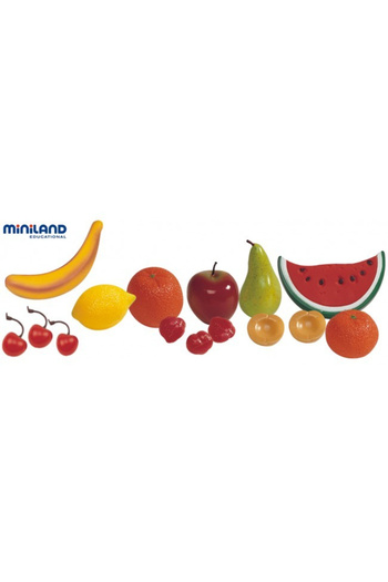 Miniland Σετ fructe din πλαστικό Miniland 15 buc