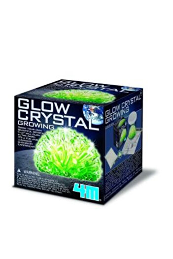 4M Crystal growing experiment set, phosphorescent - glows in the dark