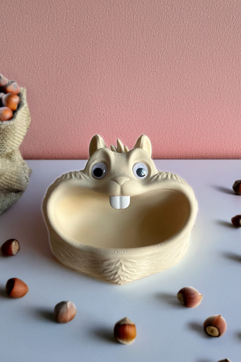 Obaco Cute Squirrel Bowl, Decorative Keychain, Cute Jewelry Plate, Sugar Bowl