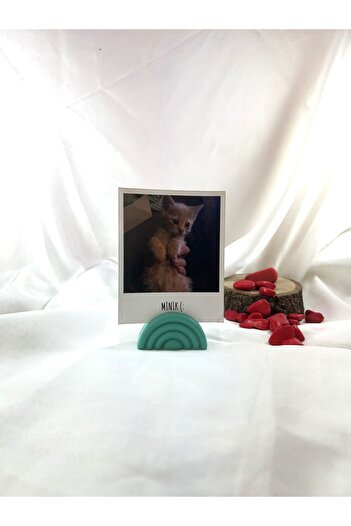 Melouro Ice Green Rainbow Note Holder, Photo and Card Holder, Note Holder Wedding Name Holder