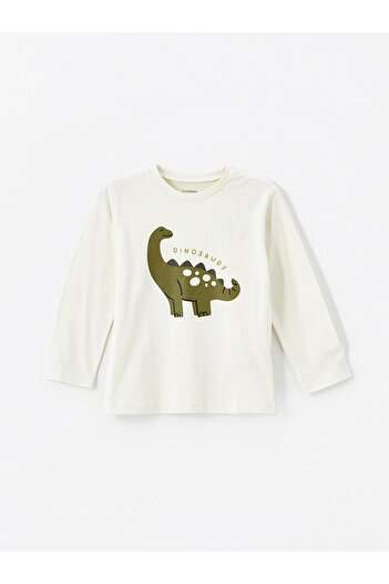 LC Waikiki LCW Kids Crew λαιμόκοψη κοντό μανίκι εμπριμέ μπλουζάκια για αγόρι 2 τμχ