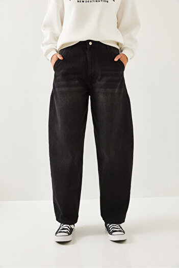 Bianco Lucci Women's Wide Leg Denim Trousers 490 60351106