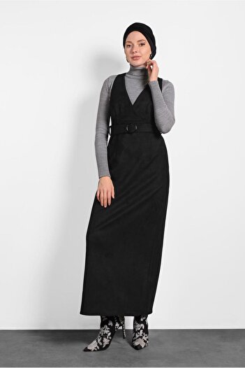 Alvina Belted Suede Jille Dress 40292