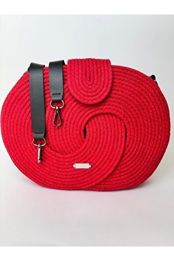 Hazen Home Infinity Bag with Self Handle Red Haze Home