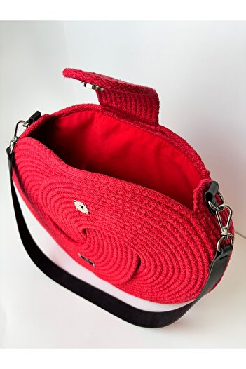 Hazen Home Infinity Bag with Self Handle Red Haze Home