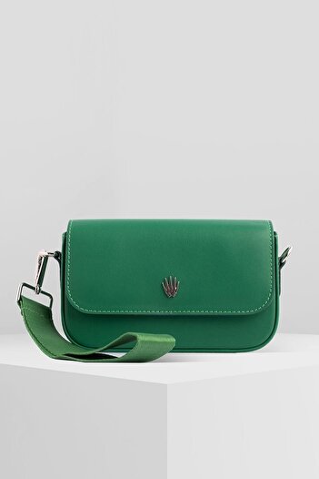 WATCHOFROYAL FLAP GREEN UNISEX HANDBAG