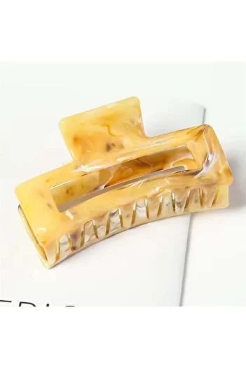 So Much Accesories Special Series Large Size Acetate Latch - Yellow Buckle