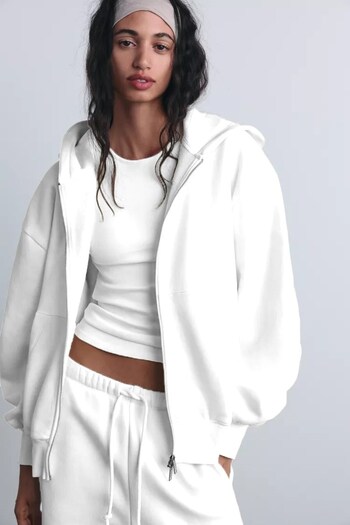 The Champ Clothing Σετ φόρμας με φλις εσωτερικά Oversize και κουκούλα με φερμουάρ