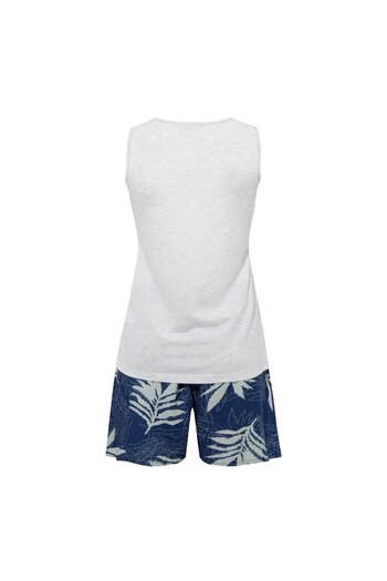 U.S. Polo Assn. U.S. Polo Assn. Women's Blue Melange Shorts Set