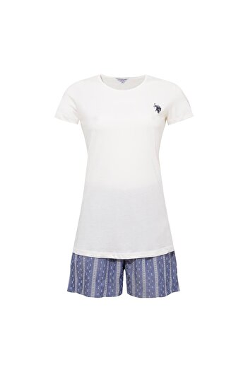 U.S. Polo Assn. BAZA. Polo Assn. Set pantaloni scurți 205 ECRU pentru damă