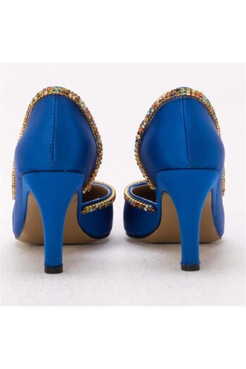 Gusse Sharon Kadin Saten Stiletto Ayakkabı 1328