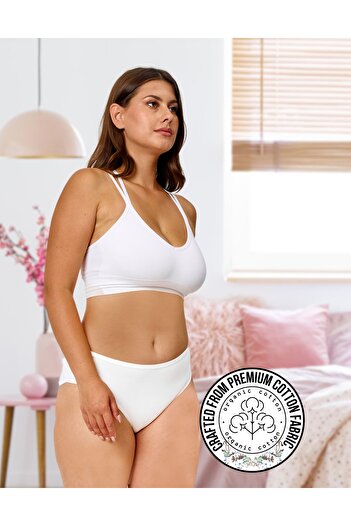 ALYA UNDERWEAR Chiloți de bază din bumbac alb-negru pentru femei - pachet de 10 (multicolor-x30)