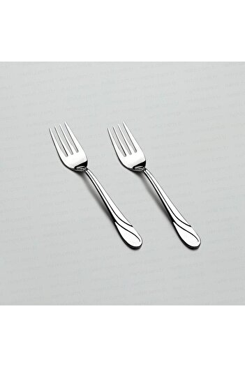 Nehir 18/10 Stainless Steel - Set of 6 Sapphire Dessert Forks