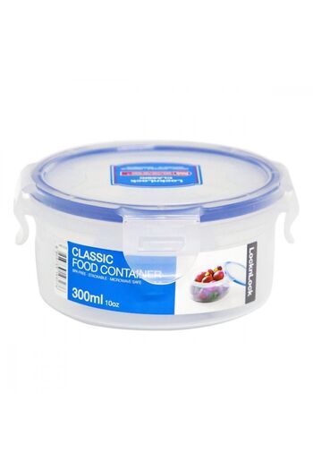 Lock & Lock Round Short Food Container 300ml | 6 PC