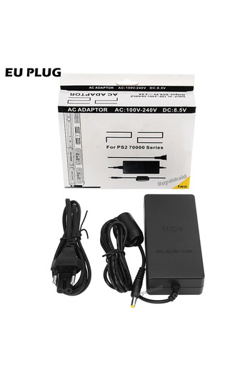 Choice EU PLUG NEW Power Supply For PS2 Replacement AC Adapter Charger Cable Cord 100‑240V DC 8.5V for PS2