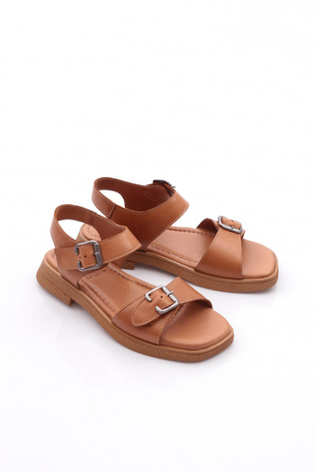 DGN 5150-3656 Women's Belt Detailed Sandalaet
