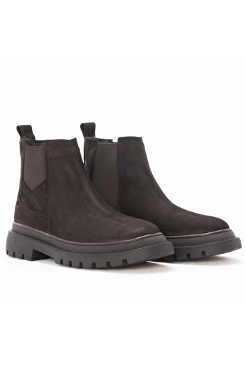 Gusse Ανδρικές δερμάτινες μπότες Khaki Nubuck Nestor 240