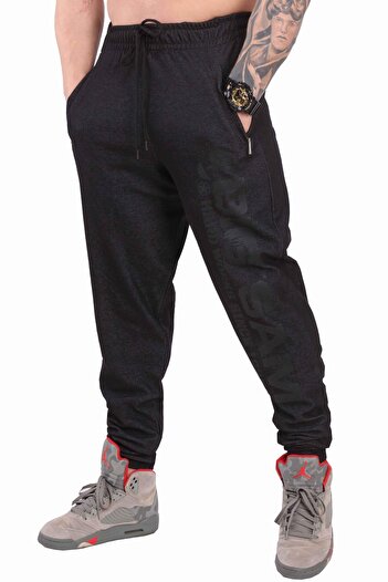 Big Sam Relaxed Cut Zippered Men's Sweatpants - 1244