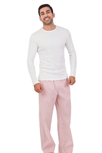 TheDon The Don Ribana Men's Pajama Set White