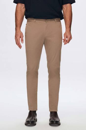 Twn Παντελόνι Chino Slim Fit Mink Dobby