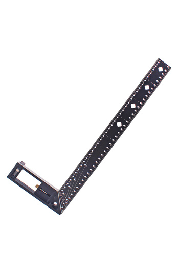 Choice 1pcs 40cm 30/40CM Precision Marking Right Angle Ruler 45/90 Degree Hole Angle Ruler Industrial Scrib