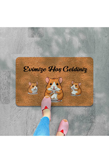 M&H Quality Welcome DIgItal PrInted Hooded Mat - MultI-purpose Indoor and Outdoor Door