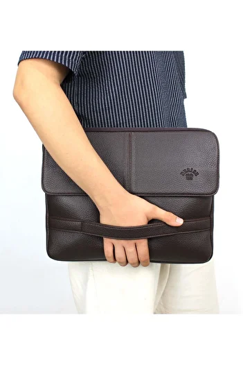 deri,se club Unisex maro 12 și 13,6 inchi, servietă pentru laptop și dosar