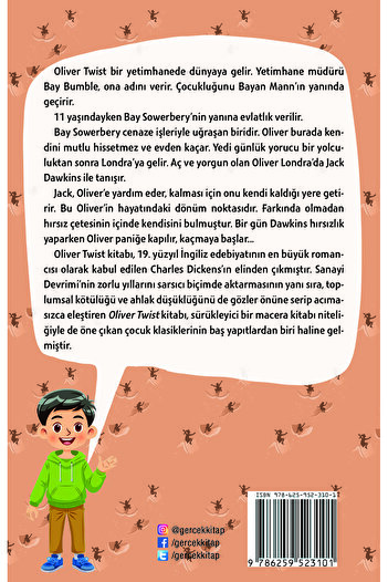 İskele Yayıncılık أوليفر تويست - كتاب خفيف ومريح للأطفال