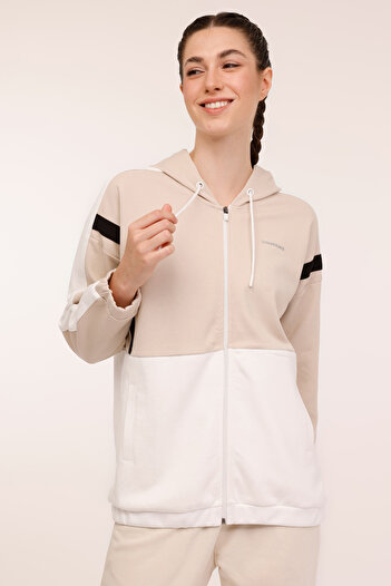 lumberjack Wl Fast 18-21 4Pr Beige Women's Tracksuit Top
