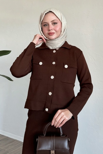 InStyle Bitter Coffee Set with Skirt and Jacket