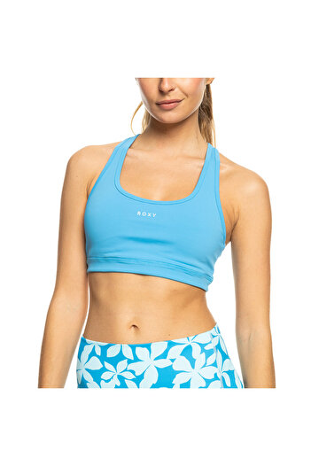 Roxy Women's Fitness Bra Stg Sports Bra J Tops Blue Women's Fitness Bra Erjkt04015