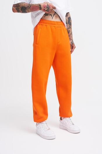Machinist Erkek Basic Jogger Relaxed Turuncu Eşofman Altı