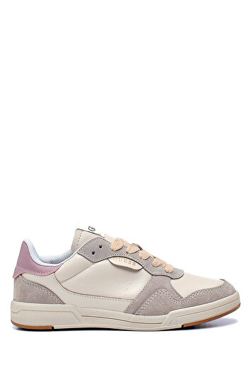 Guess Jinny Women's Leather Sneaker Fl6Ji9Sue12-Fog
