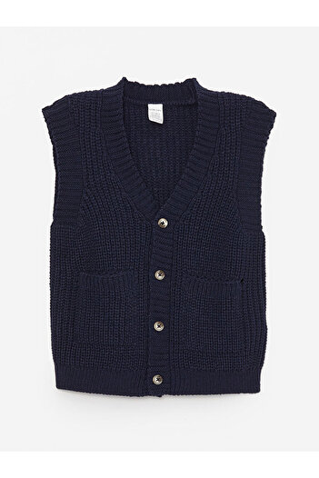 LC Waikiki LCW baby V-Neck Baby Boy Knitwear Vest